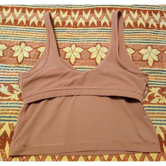 Lululemon Align Tank Top Sports Bra Women's Size 4 Spiced Chai - Picture 4 of 7